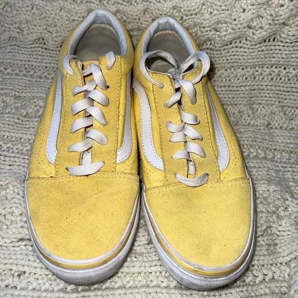 Vans Old Skool yellow low top sneakers: women’s 6.5, kids 5 - Picture 5 of 5
